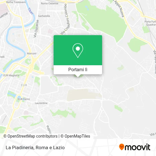 Mappa La Piadineria