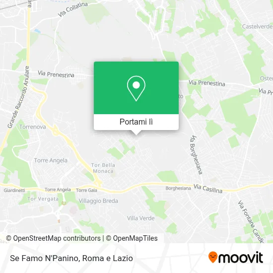 Mappa Se Famo N'Panino