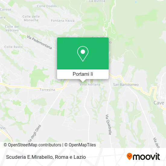 Mappa Scuderia E.Mirabello