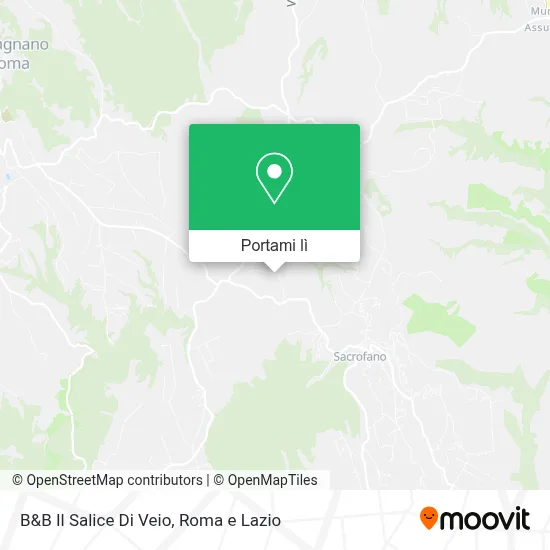 Mappa B&B Il Salice Di Veio