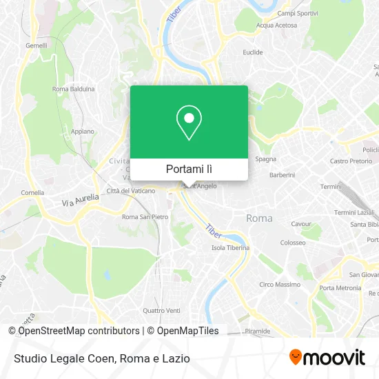 Mappa Studio Legale Coen