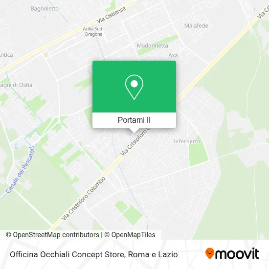 Mappa Officina Occhiali Concept Store