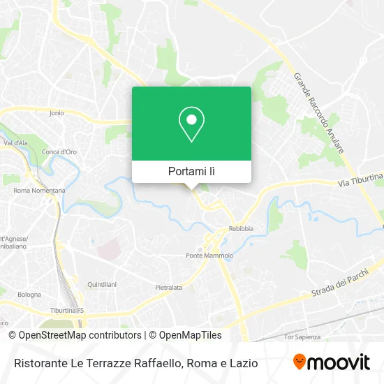 Mappa Ristorante Le Terrazze Raffaello