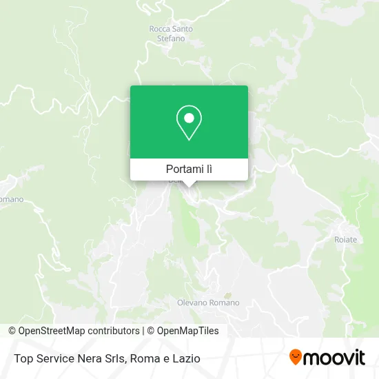 Mappa Top Service Nera Srls