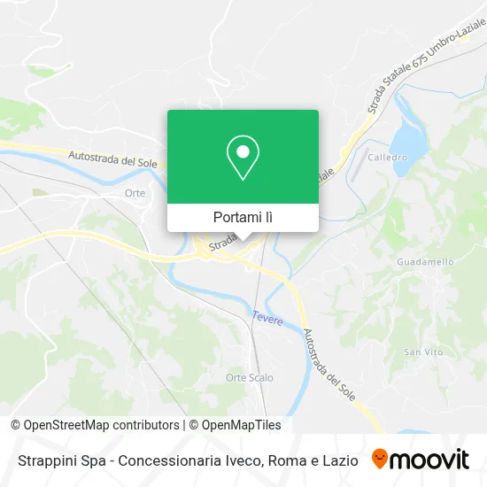 Mappa Strappini Spa - Concessionaria Iveco