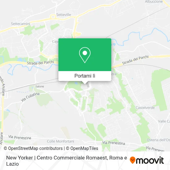 Mappa New Yorker | Centro Commerciale Romaest