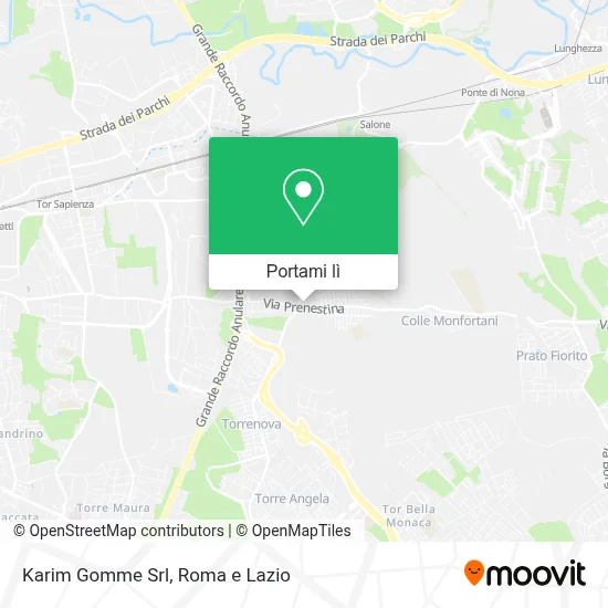 Mappa Karim Gomme Srl