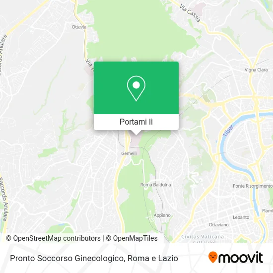 Mappa Pronto Soccorso Ginecologico