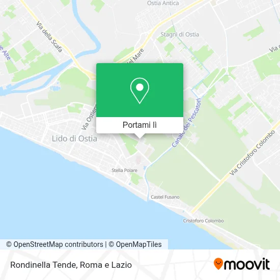 Mappa Rondinella Tende