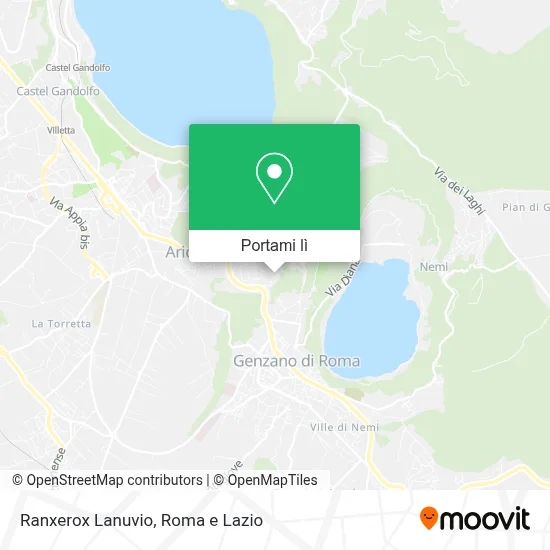 Mappa Ranxerox Lanuvio