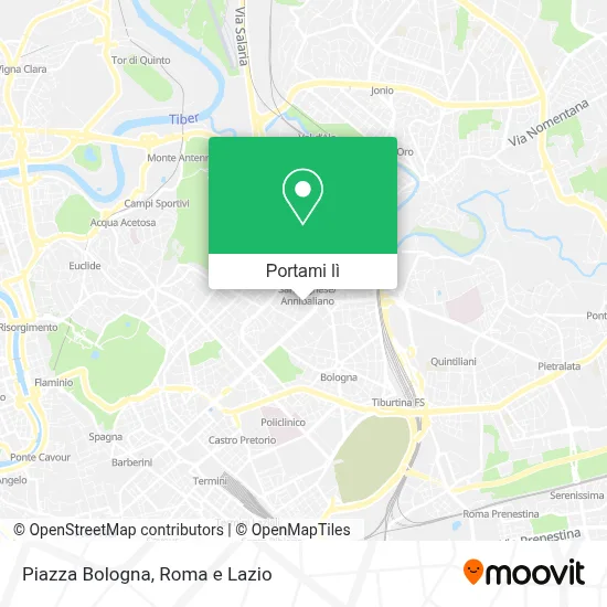 Mappa Piazza Bologna