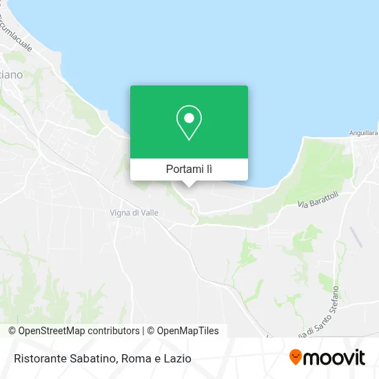 Mappa Ristorante Sabatino