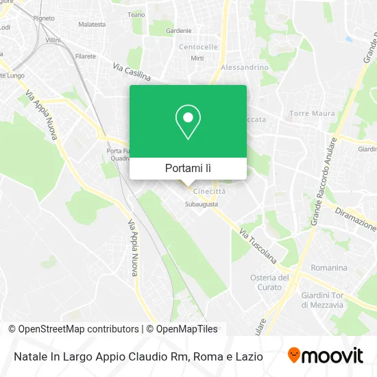 Mappa Natale In Largo Appio Claudio Rm