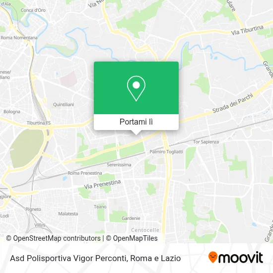 Mappa Asd Polisportiva Vigor Perconti