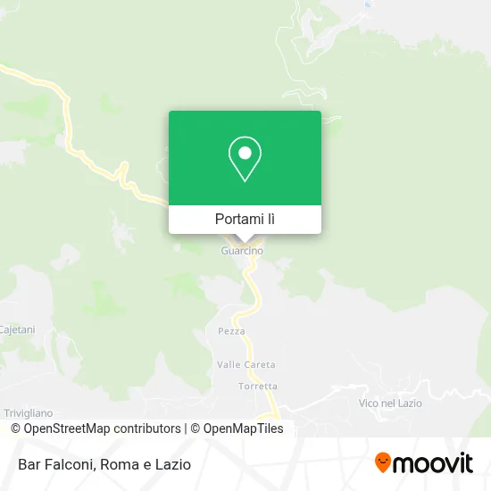 Mappa Bar Falconi