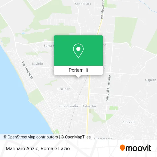 Mappa Marinaro Anzio
