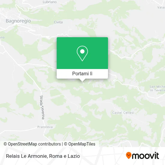 Mappa Relais Le Armonie