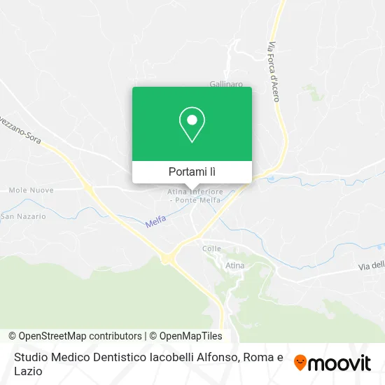 Mappa Studio Medico Dentistico Iacobelli Alfonso