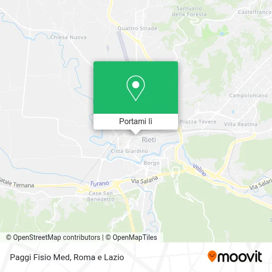 Mappa Paggi Fisio Med