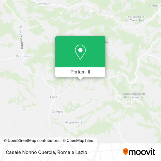 Mappa Casale Nonno Quercia