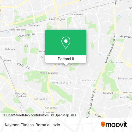 Mappa Keymon Fitness