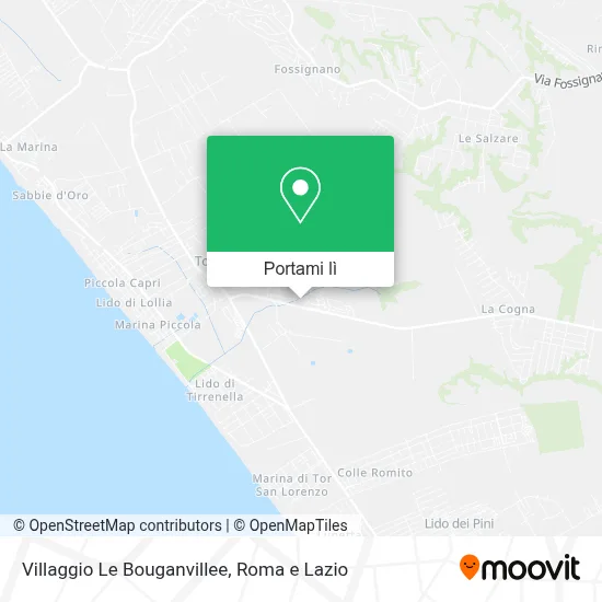 Mappa Villaggio Le Bouganvillee