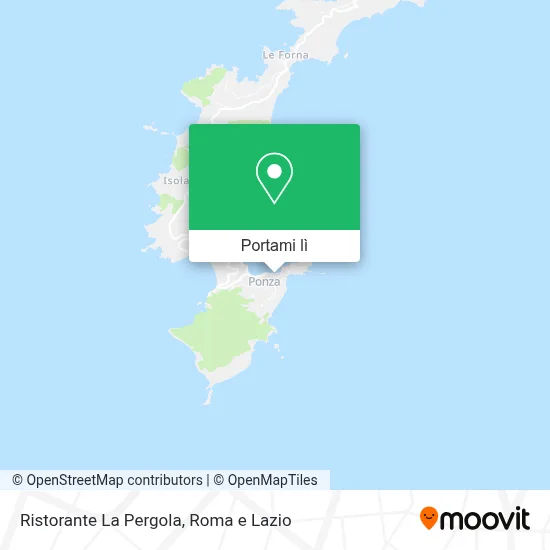 Mappa Ristorante La Pergola