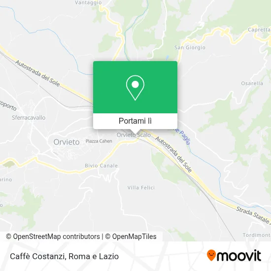 Mappa Caffè Costanzi