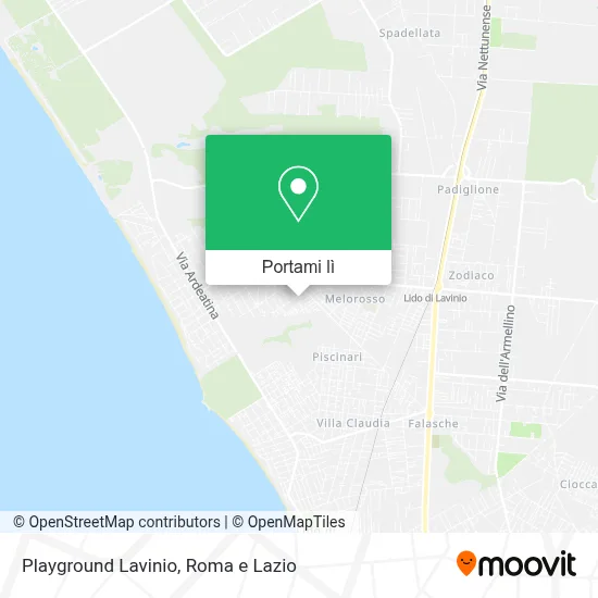 Mappa Playground Lavinio