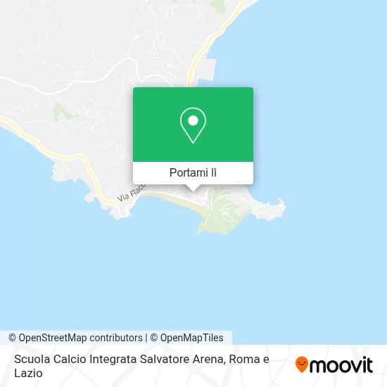 Mappa Scuola Calcio Integrata Salvatore Arena