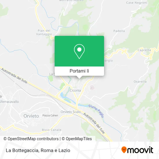Mappa La Bottegaccia