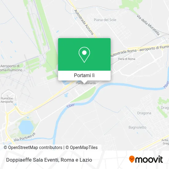 Mappa Doppiaeffe Sala Eventi