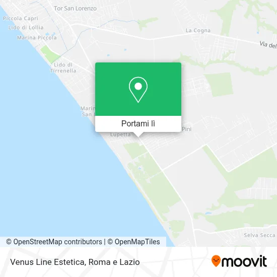 Mappa Venus Line Estetica