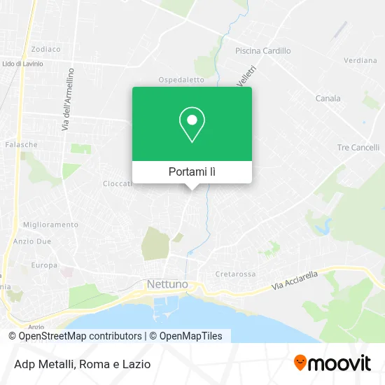 Mappa Adp Metalli