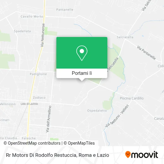 Mappa Rr Motors Di Rodolfo Restuccia