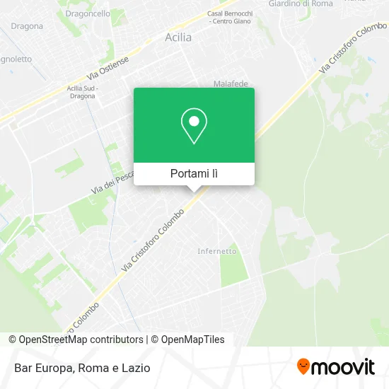Mappa Bar Europa