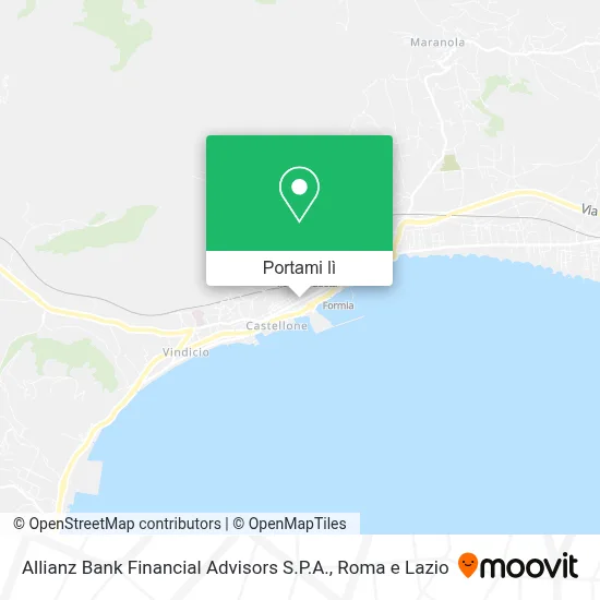 Mappa Allianz Bank Financial Advisors S.P.A.