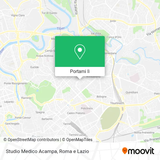 Mappa Studio Medico Acampa