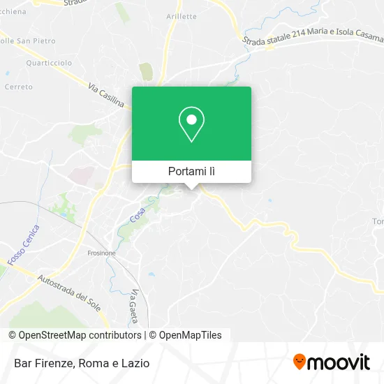 Mappa Bar Firenze
