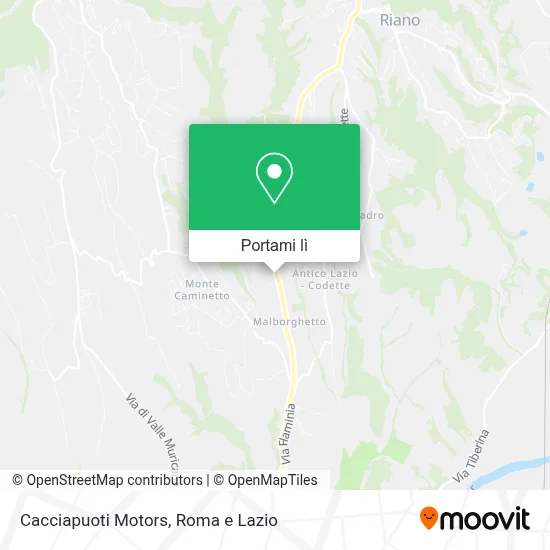 Mappa Cacciapuoti Motors