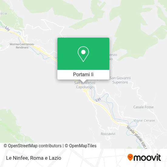 Mappa Le Ninfee