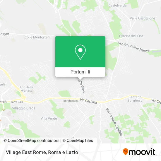 Mappa Village East Rome