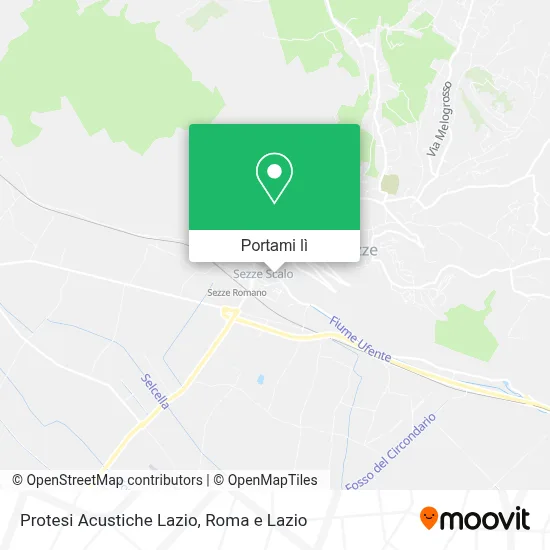 Mappa Protesi Acustiche Lazio