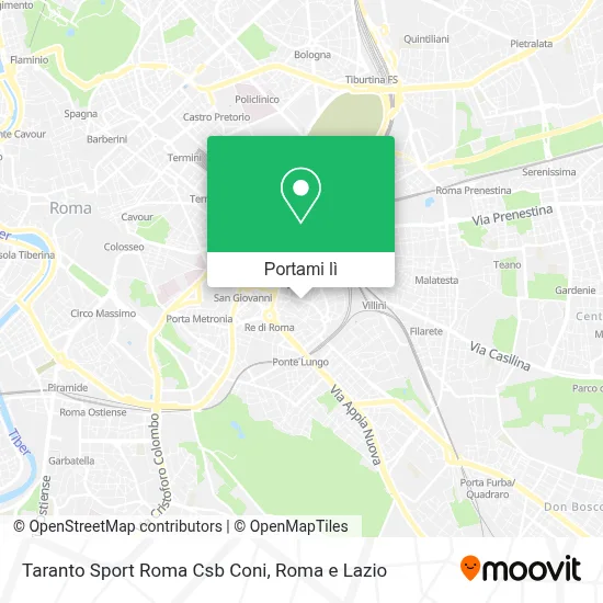 Mappa Taranto Sport Roma Csb Coni