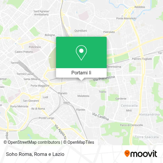 Mappa Soho Roma