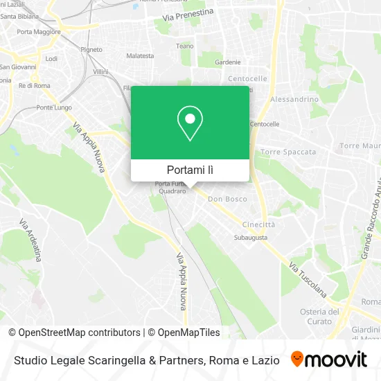 Mappa Studio Legale Scaringella & Partners