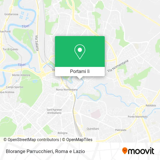 Mappa Blorange Parrucchieri