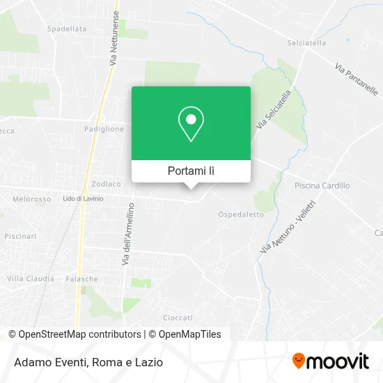 Mappa Adamo Eventi