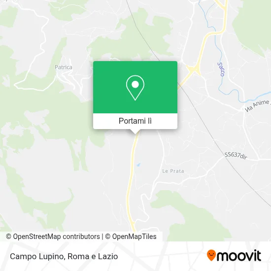 Mappa Campo Lupino