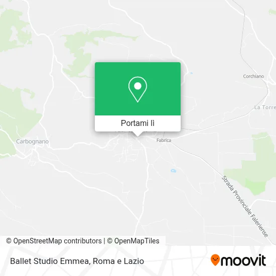 Mappa Ballet Studio Emmea
